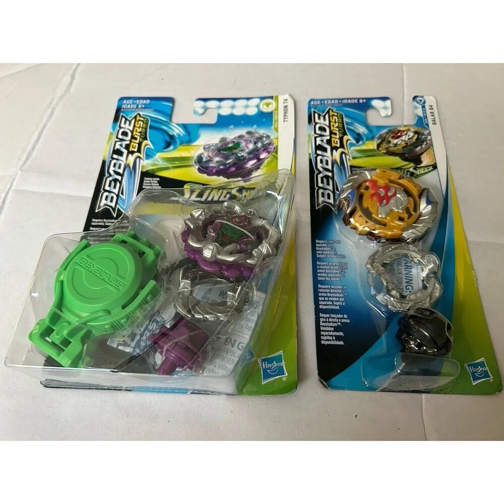 Beyblade Burst Turbo Slingshock Starter Pack Game, Typhon T4 & BALAR B4